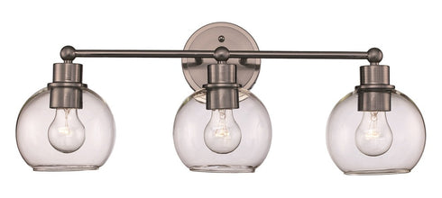 Trans Globe Grand Collection 3 Light Globe Shaded Vanity Model: 22223 BN