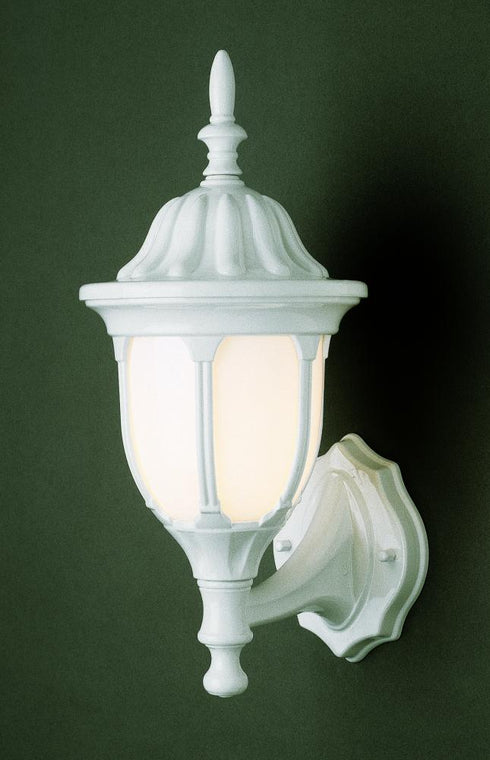Trans Globe Hamilton 1 Light WALL SML OUTD OPAL GLASS in Rust Finish Model: 4040 RT