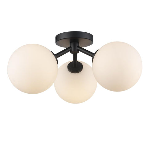Trans Globe Haskell Flush Mount Lighting Antique Gold Model: 11613 AG