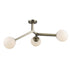 Trans Globe Haskell Flush Mount Lighting Black Model: 11633 BK