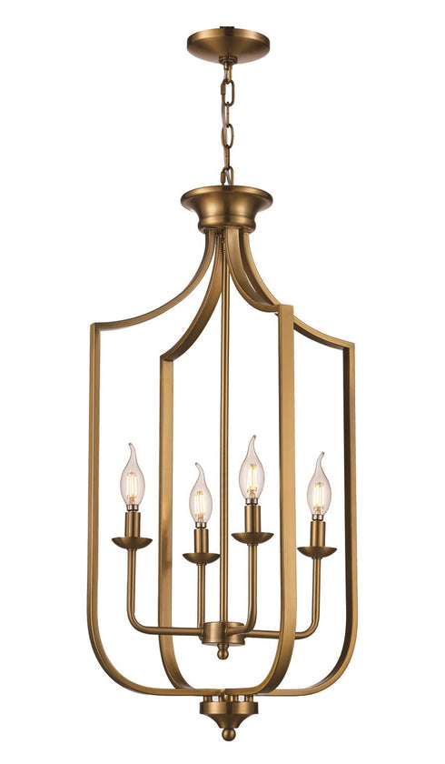 Trans Globe Hillcrest 31.5 In. High Antique Gold 4 Light Model: 11216 AG