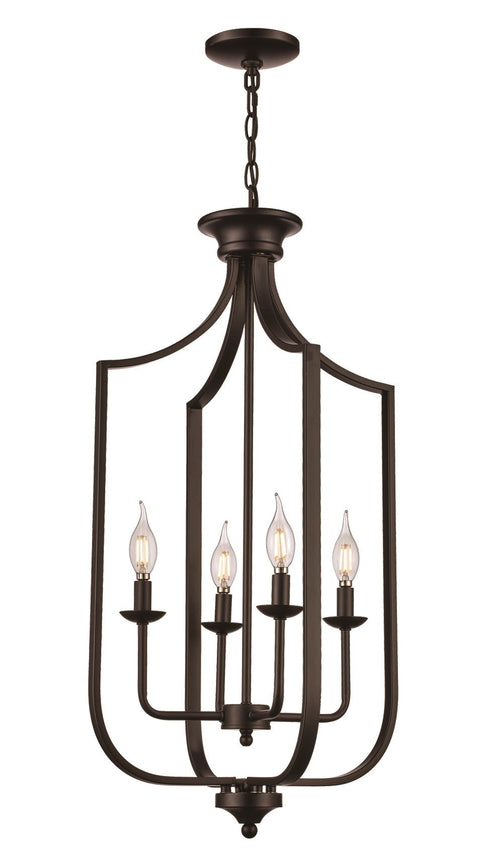Trans Globe Hillcrest 31.5 In. High Antique Gold 4 Light Model: 11216 AG