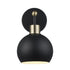 Trans Globe Indigo Wall Sconces Blac Antique Gold Model: 22531 BKAG-BK