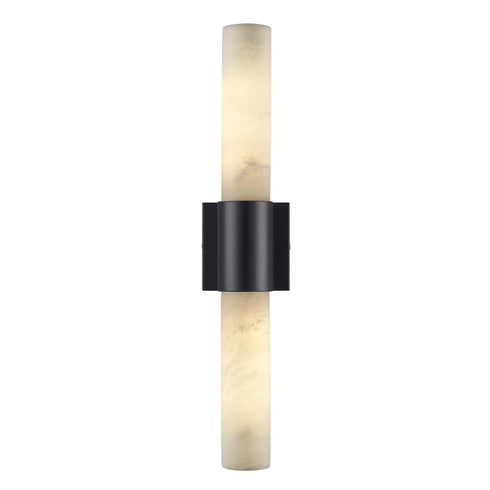 Trans Globe Kian 2 Light Spanish Alabaster Wall Sconce in Antique Gold Finish Model: 22680 AG