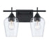 Trans Globe Kieran Vanity Lighting in Black Model: 71832 BK