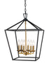 Trans Globe Lacey 16 Inch Pendant Style Cage Chandelier Model: 10266 ASL
