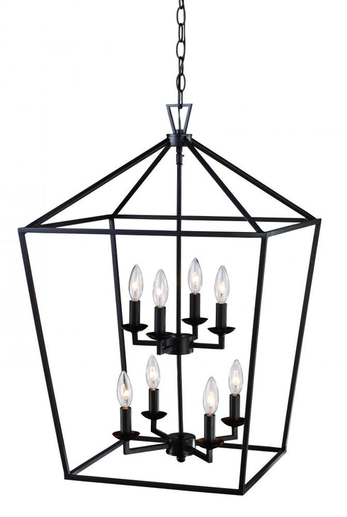 Trans Globe Lacey 19 Inch Pendant Style Cage Chandelier Model: 10268 ASL