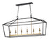 Trans Globe Lacey 49 Inch Pendant Model: 10267 BK/AG