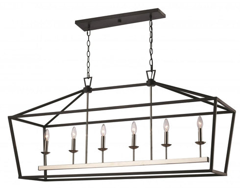 Trans Globe Lacey 49 Inch Pendant Model: 10267 BK/AG