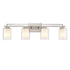 Trans Globe Lisbon Vanity Lighting Brushed Nickel Model: 22484 BN