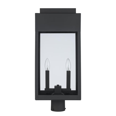 Trans Globe Marley Post Lantern in Black Model: 51524 BK