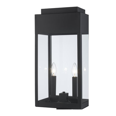 Trans Globe Marley Post Lantern in Black Model: 51524 BK