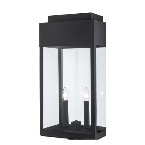 Trans Globe Marley Post Lantern in Black Model: 51525 BK