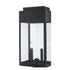 Trans Globe Marley Post Lantern in Black Model: 51525 BK