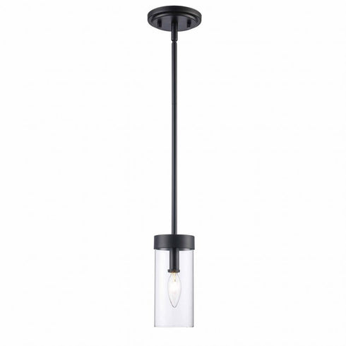 Trans Globe Meadowlark 1 Light Shaded Mini Pendant Model: 71730 BK