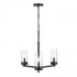 Trans Globe Meadowlark Chandeliers in Black Model: 71735-3 BK