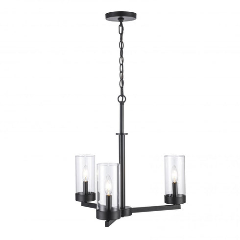 Trans Globe Meadowlark Chandeliers in Black Model: 71735-3 BK