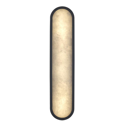 Trans Globe Minerva 22' ALABASTER CIRCLR SCONCE AG in Antique Gold Finish Model: LED-22652 AG