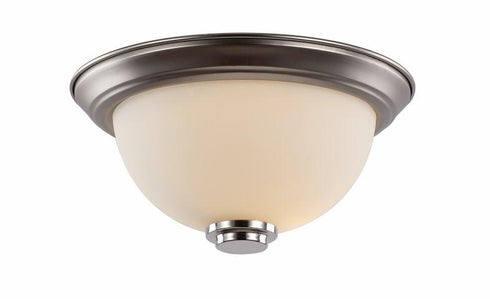 Trans Globe Mod Pod 1 Light 11.5 in. Flush Mount Ceiling Light in Brushed Nickel Finish Model: 70526-11 BN