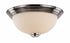 Trans Globe Mod Pod 2 Light 13 in. Flush Mount Ceiling Light in Brushed Nickel Finish Model: 70526-13 BN