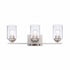 Trans Globe Mod Pod 3 Light Glass Drum Shaded Vanity Bar Model: 80523 BN