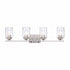 Trans Globe Mod Pod 4 Light Glass Drum Shaded Vanity Bar Model: 80524 BK