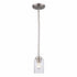 Trans Globe Mod Pod Indoor Mini Glass Drum Pendant Light Model: 80520 BK