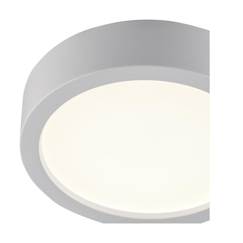 Trans Globe Moda LED DISK 120 277 NON EM 7 Inch EDG in White Finish Model: BNK-LED-40097WH