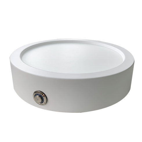 Trans Globe Moda LED DISK EMERGENCY 7 Inch EDGE LIT in White Finish Model: EM-LED-40097 WH