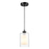 Trans Globe Modesto Collection Dual Cylinder Glass Shade Model: PND-2178 BN