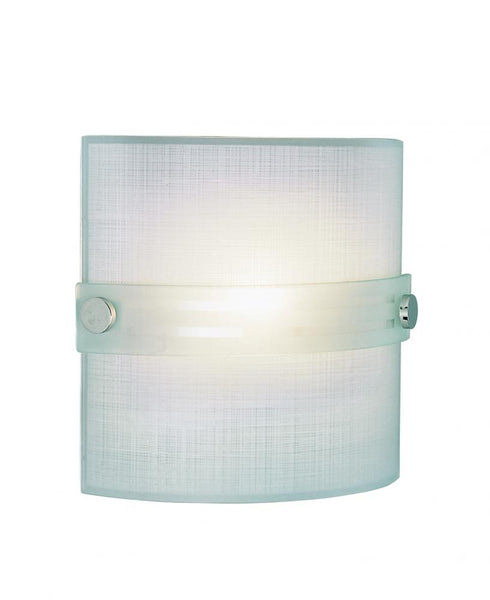 Trans Globe Morie 1 Light WALL QRTR SPHERE SQUARE GL in Polished Chrome Finish Model: MDN-842