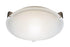 Trans Globe Neptune 15 Inch Flush Mount Indoor Ceiling Light in Brushed Nickel Finish Model: 59007 BN