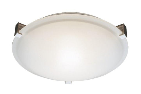 Trans Globe Neptune 20 Inch Flush Mount Indoor Ceiling Light in Brushed Nickel Finish Model: 59008 BN