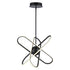 Trans Globe Nightingale 21 Inch LED PENDANT ATOM BURST MED in Black Finish Model: MDN-1586 BK