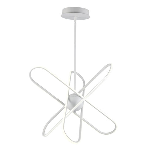 Trans Globe Nightingale 30 Inch LED PENDANT ATOM BURST LG in Black Finish Model: MDN-1587 BK