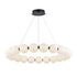 Trans Globe Orb II 33 Inch LED PENDANT PEARL RING MED in Antique Gold Finish Model: MDN-1592 AG