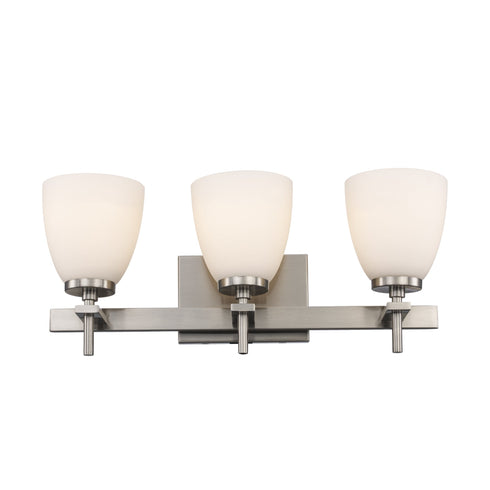 Trans Globe Oxnard 3 Light Reversible Shaded Vanity Light Model: 22293 BK