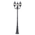 Trans Globe Parkway 3 Light POLE OUTD FRENCH LANTERN C in Black Finish Model: 4090 BK
