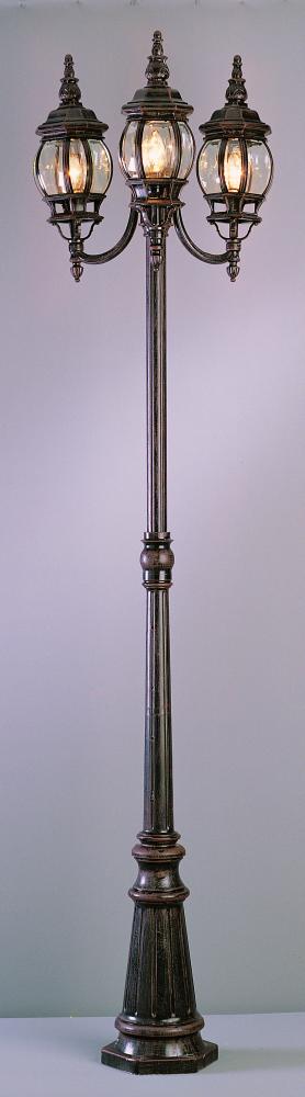 Trans Globe Parkway 91.5 In. 3 Light 3 Lantern Heads Model: 4090 BC