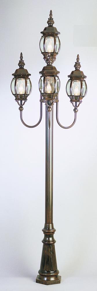 Trans Globe Parsons 96 In. 4 Light 4 Shade Complete Model: 4094 BG