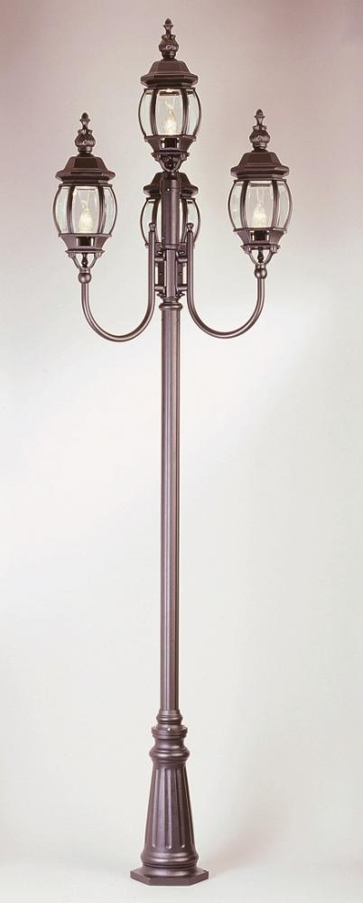 Trans Globe Parsons 96 In. 4 Light 4 Shade Complete Model: 4094 BG