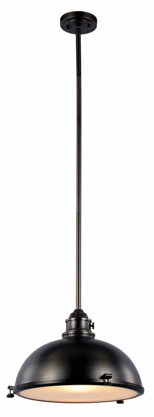 Trans Globe Performance 1 Light PENDANT RETRO INDUST LG WB in Weathered Bronze Finish Model: PND-1006 WB
