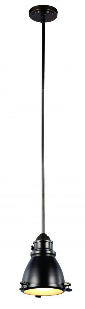 Trans Globe Performance 1 Light PENDANT RETRO INDUST SM PN in Polished Nickel Finish Model: PND-1004 PN