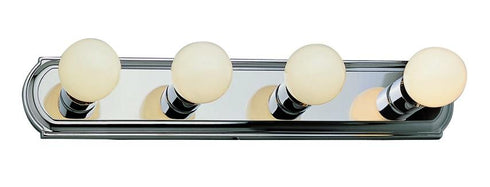 Trans Globe Racetrack Four Light Rubbed Oil Bronze Vanity Model: 3224 ROB
