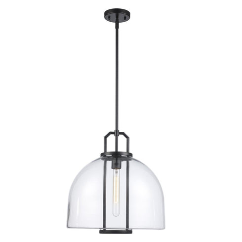 Trans Globe River 1 Light PENDANT GLASS DOME L AG in Antique Gold Finish Model: PND-2231 AG