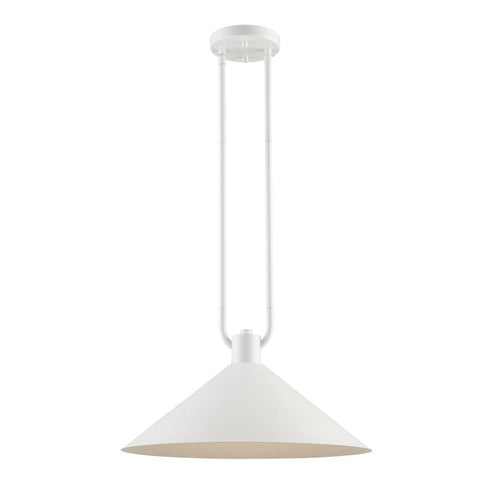 Trans Globe Roscoe 1 Light Industrial Pendant in Black Finish Model: 11762 BK