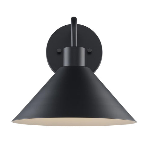 Trans Globe Roscoe 1 Light Industrial Wall Sconce in Black Finish Model: 11760 BK