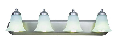 Trans Globe Rusty Collection 4 Light Glass Bell Shades Model: 3504 PC