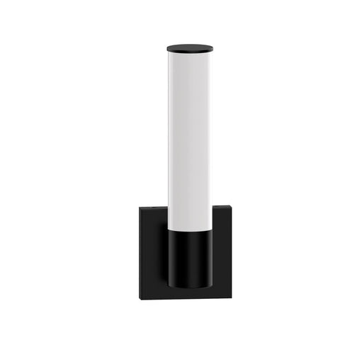 Trans Globe Saavy LED WALL SCONCE 14 Inch CYLINDER B in Black Finish Model: LED-22430 BK