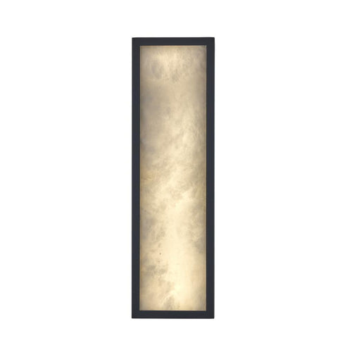 Trans Globe Sahara 16' ALABASTER SQUARE SCONCE AG in Antique Gold Finish Model: LED-22640 AG